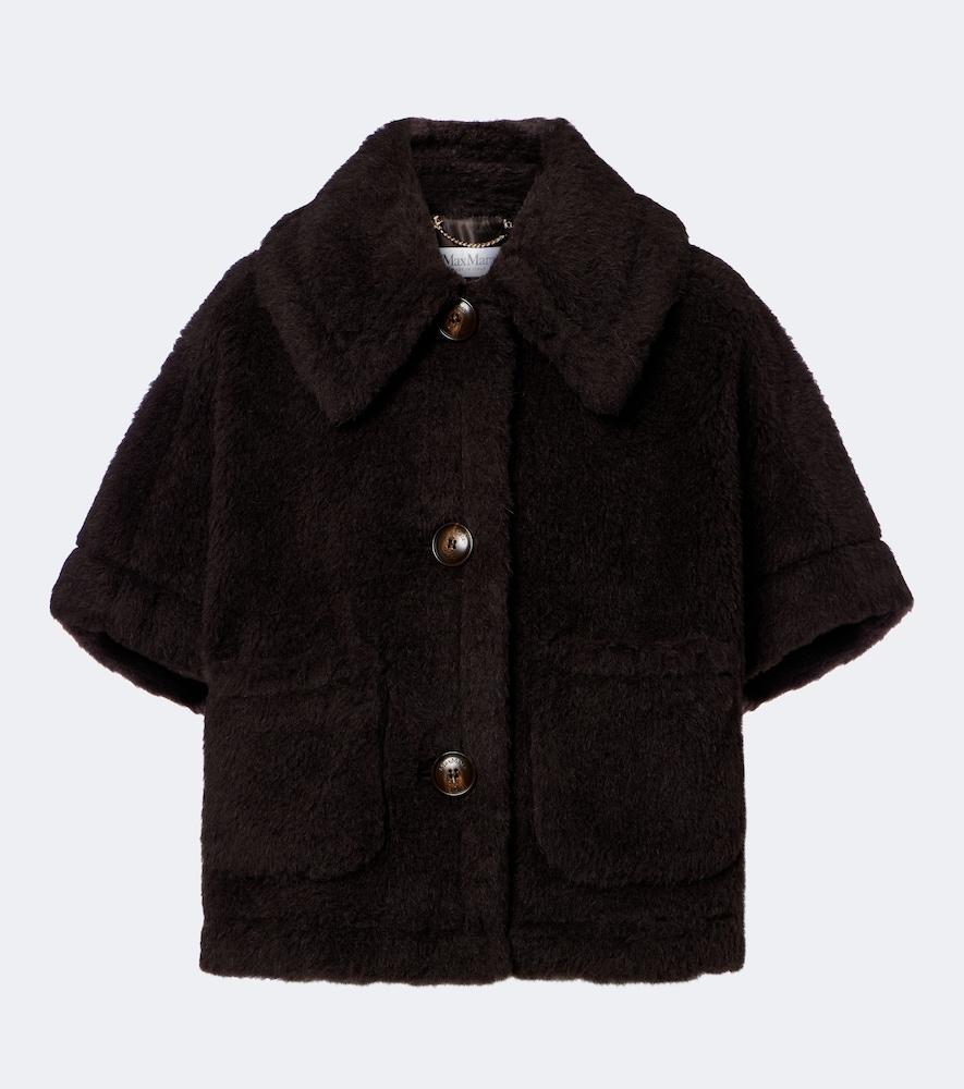 max mara wool and silk teddy jacket