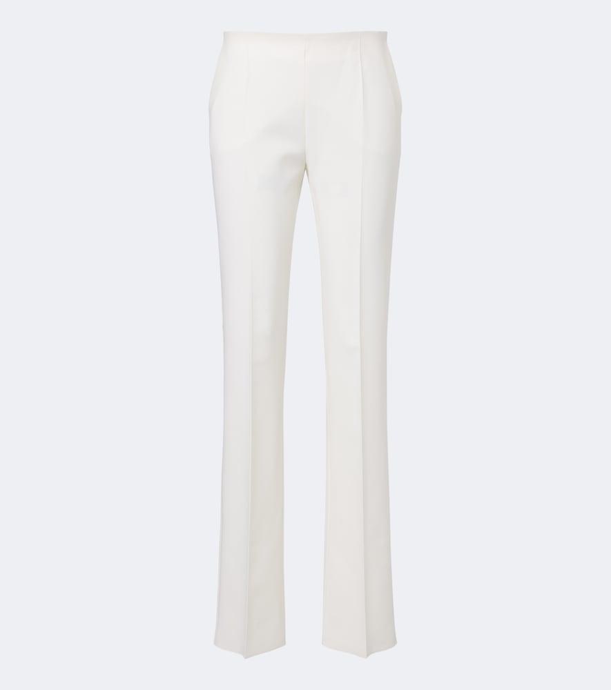 max mara wool-blend straight pants