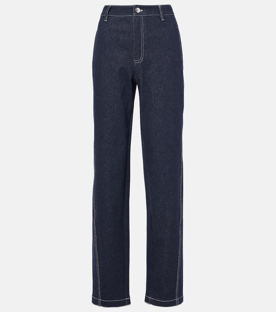 max mara zibello high-rise straight jeans