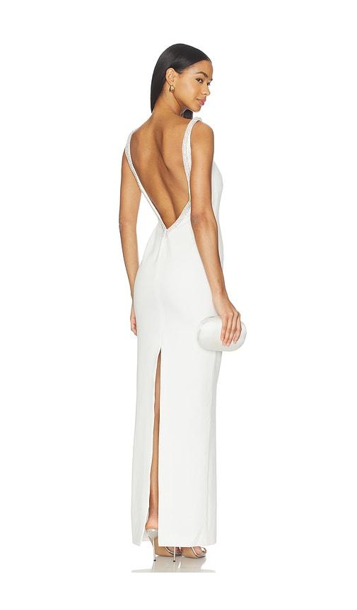 may mashiah bella dress in white. - size l (also in xs, s, m)