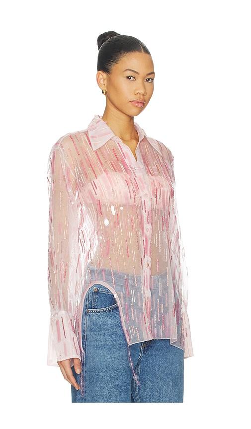 may mashiah emilia shirt in pink. - size l (also in xs, s)