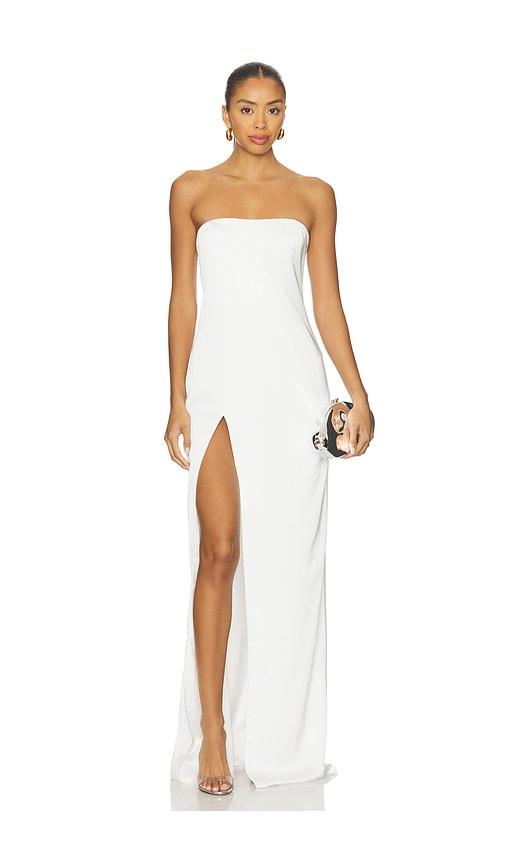may mashiah nicola dress in white. - size m (also in s, xs)