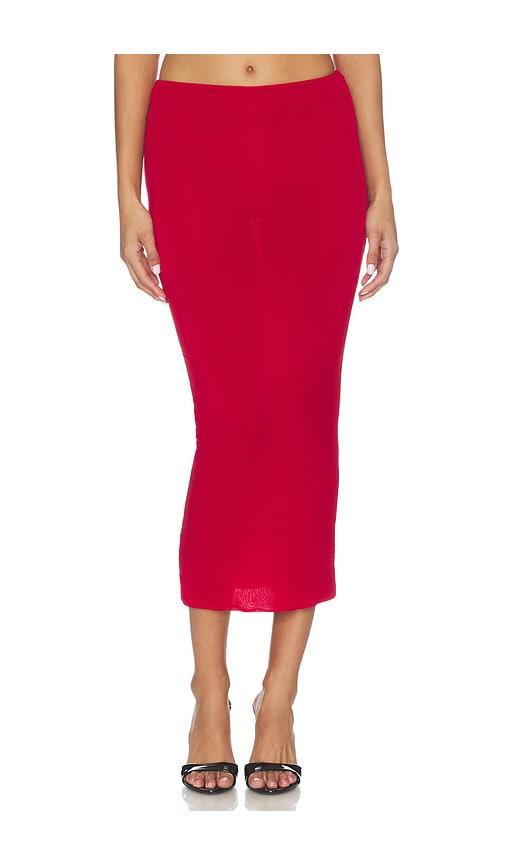 maygel coronel aelia skirt in red. - size m/l (also in s/m, xl/xxl, xxs/xs)