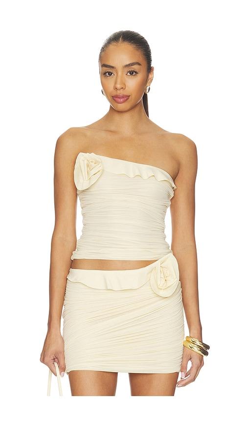 maygel coronel albura top in yellow. - size m/l (also in xl/xxl)