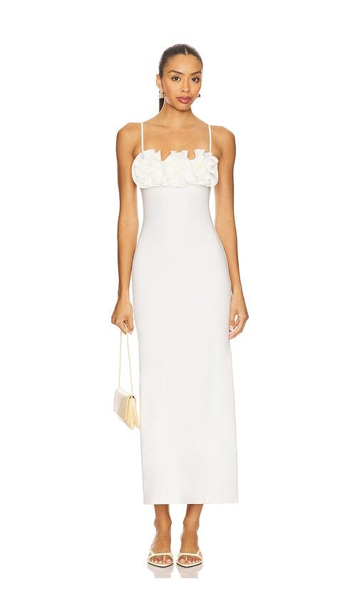 maygel coronel aura dress in white.