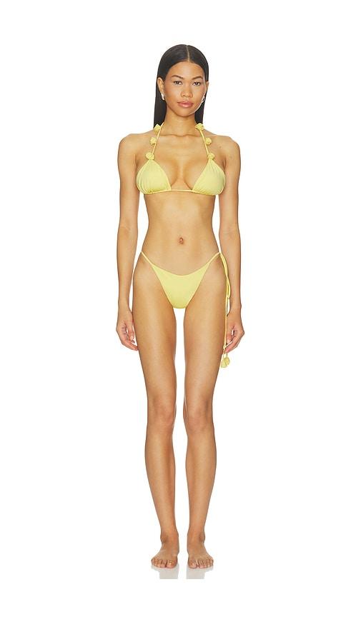 maygel coronel vesper bikini set in yellow.
