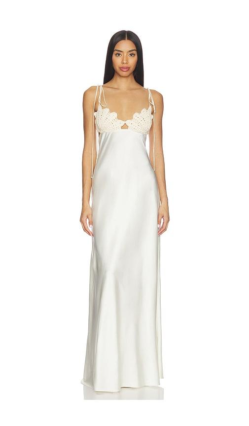mayle vasquez concha dress in white. - size m (also in xs, s, xl)