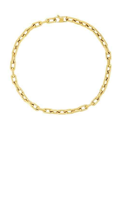 mazin jewels jelena necklace in metallic gold.