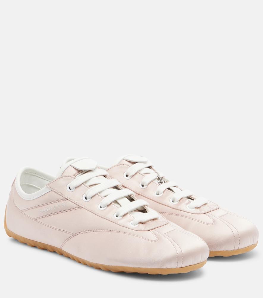 mcqueen boxe satin sneakers