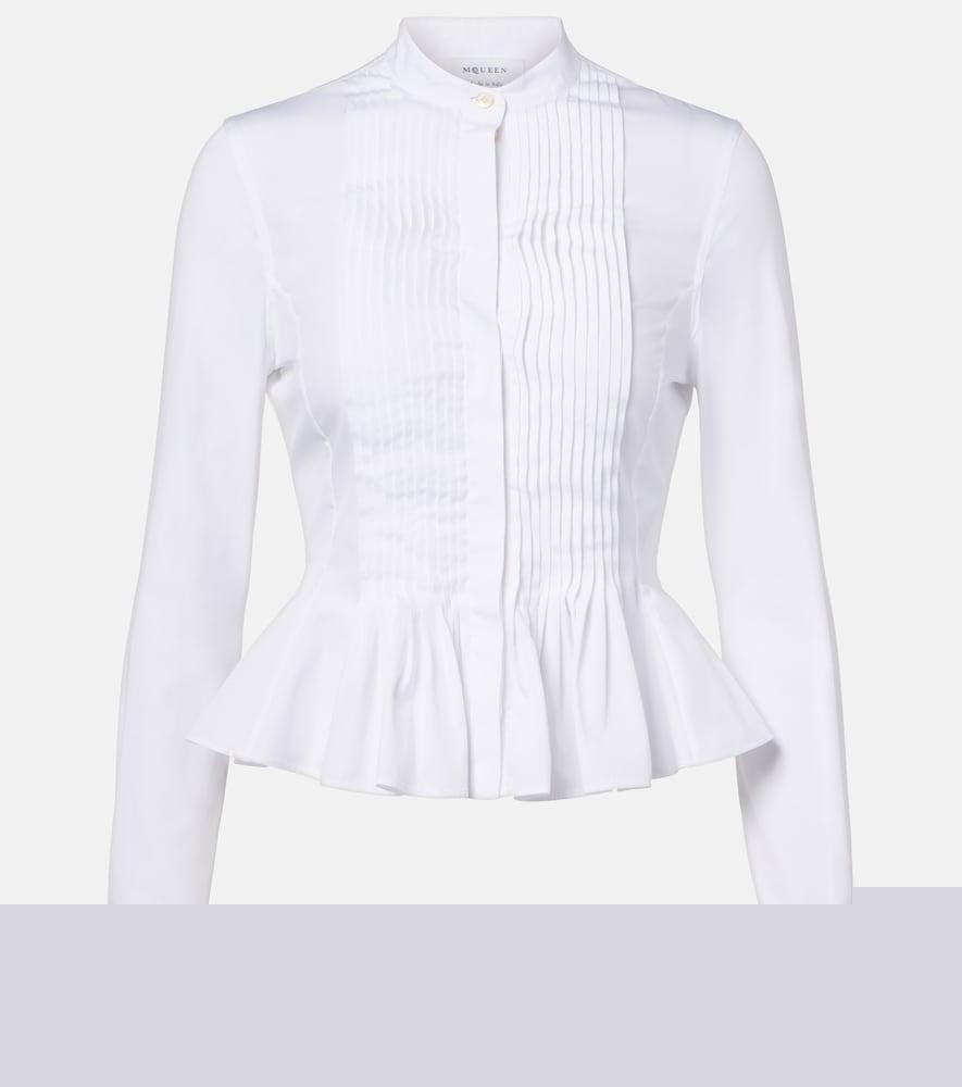 mcqueen cotton poplin shirt