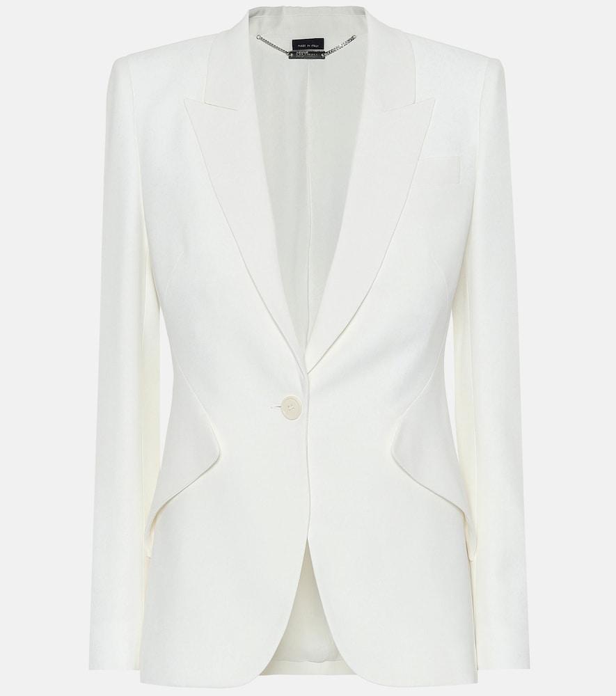 mcqueen crêpe blazer