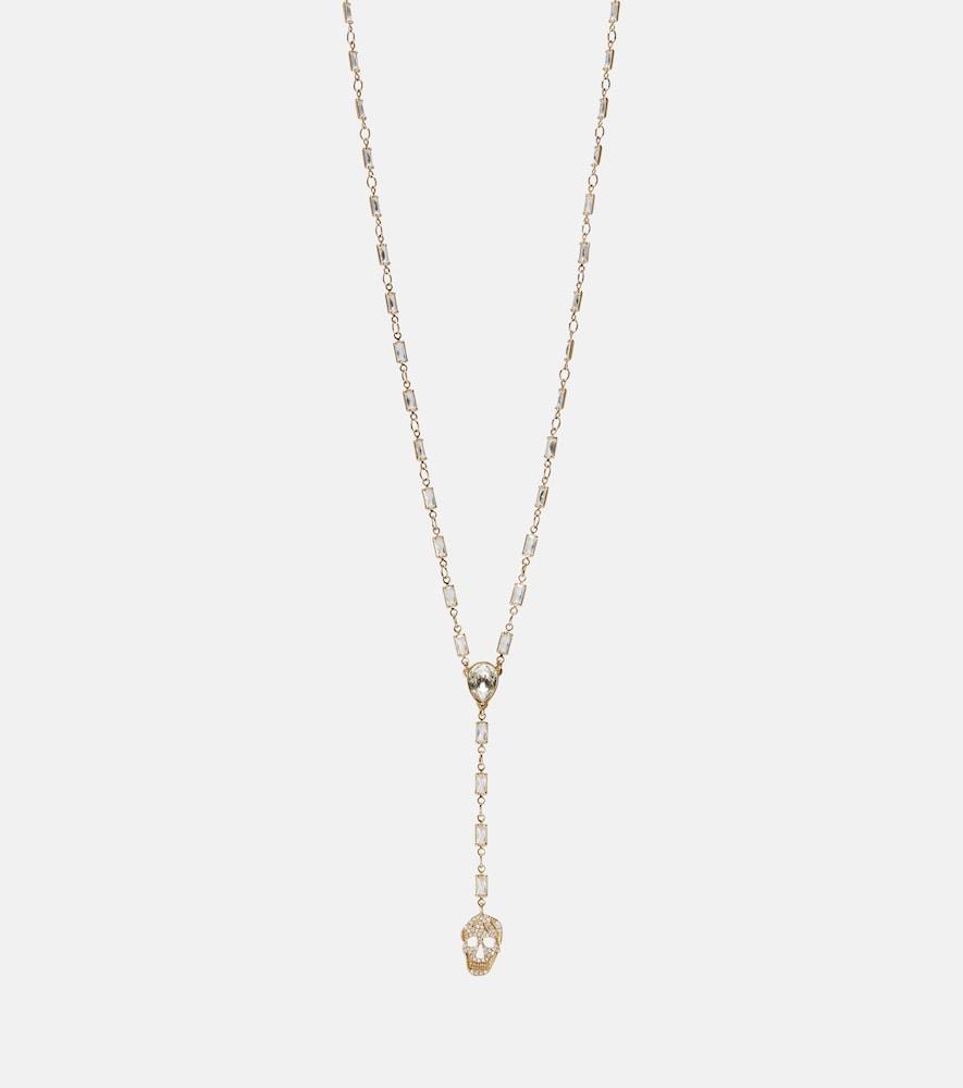 mcqueen crystal-embellished necklace