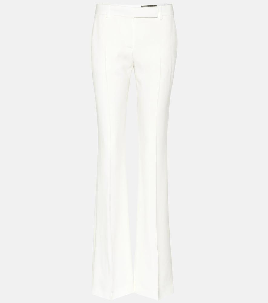 mcqueen mid-rise flared pants
