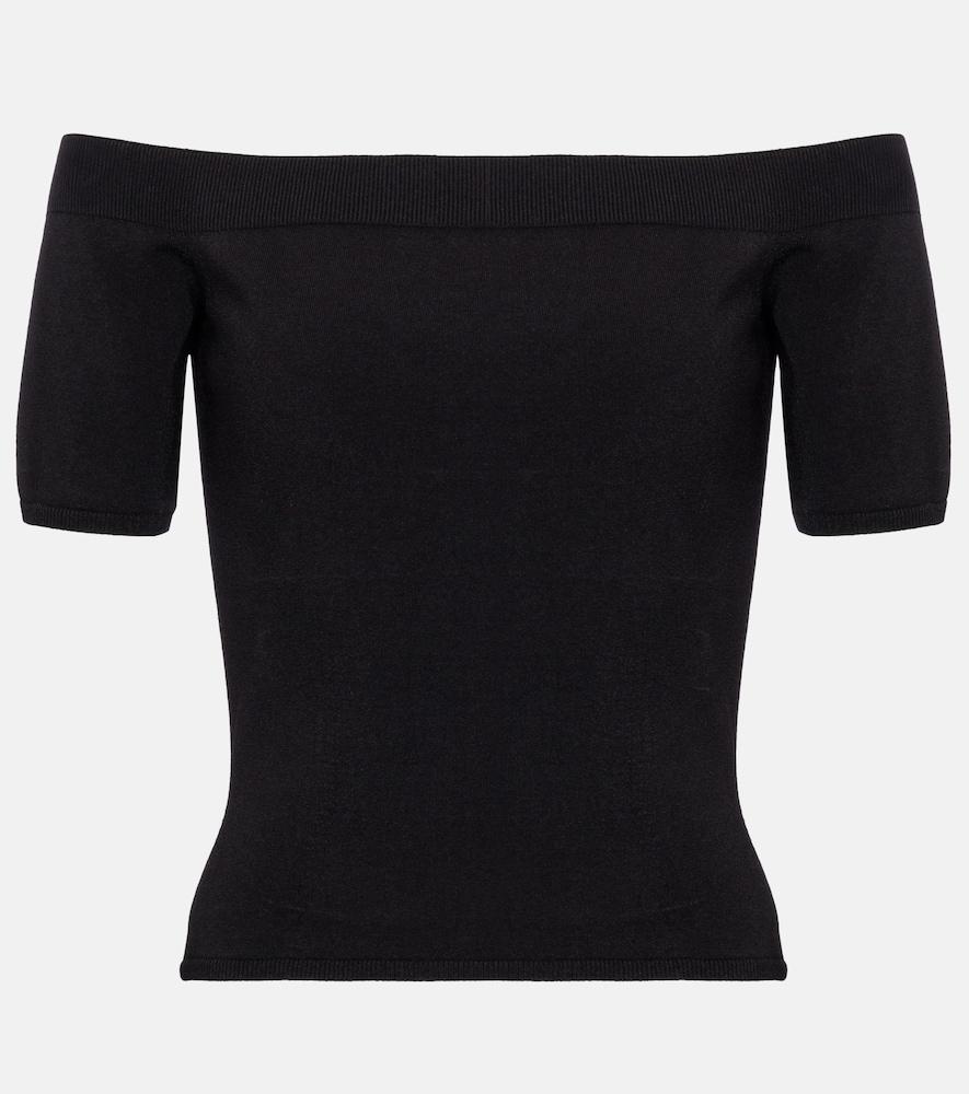 mcqueen off-shoulder top