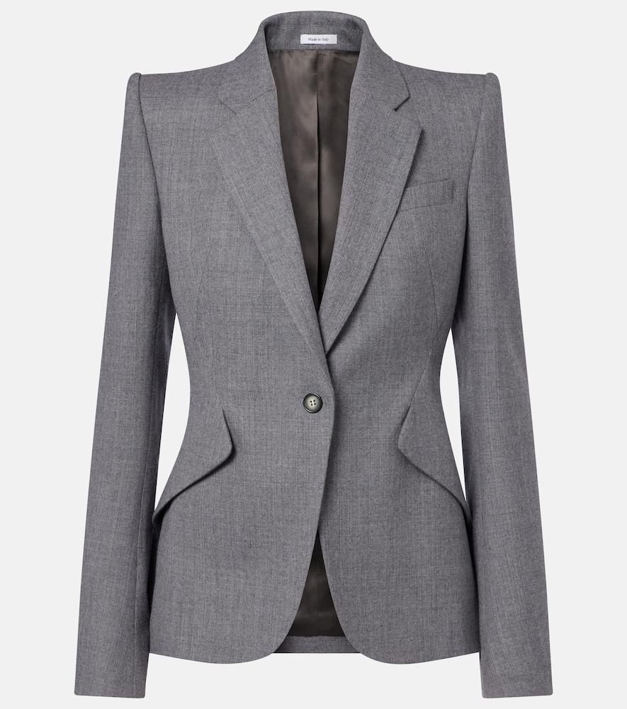 mcqueen wool blazer