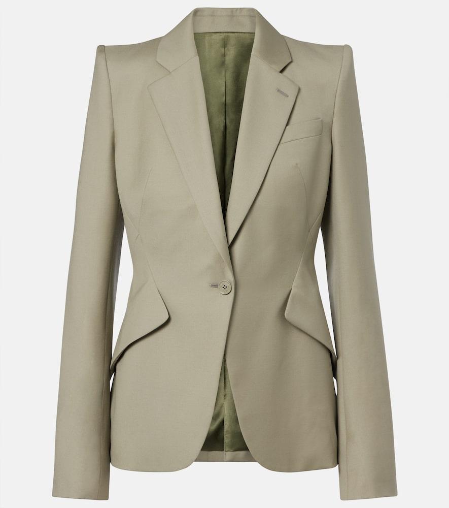 mcqueen wool blazer