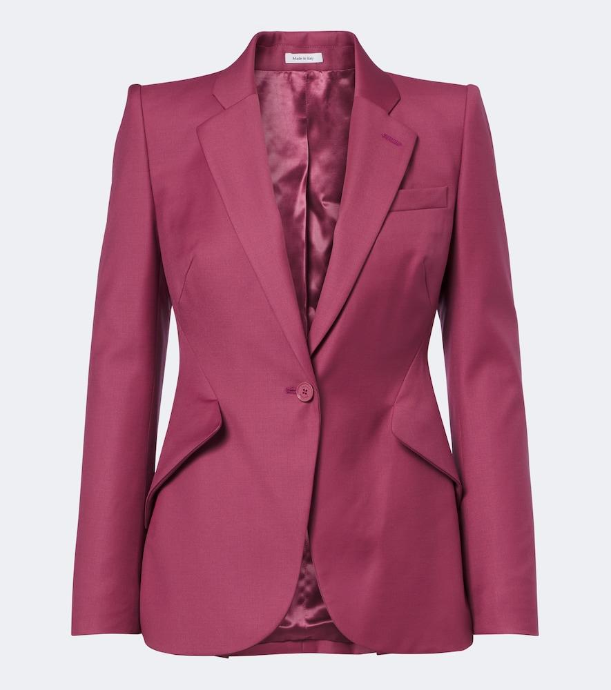 mcqueen wool blazer