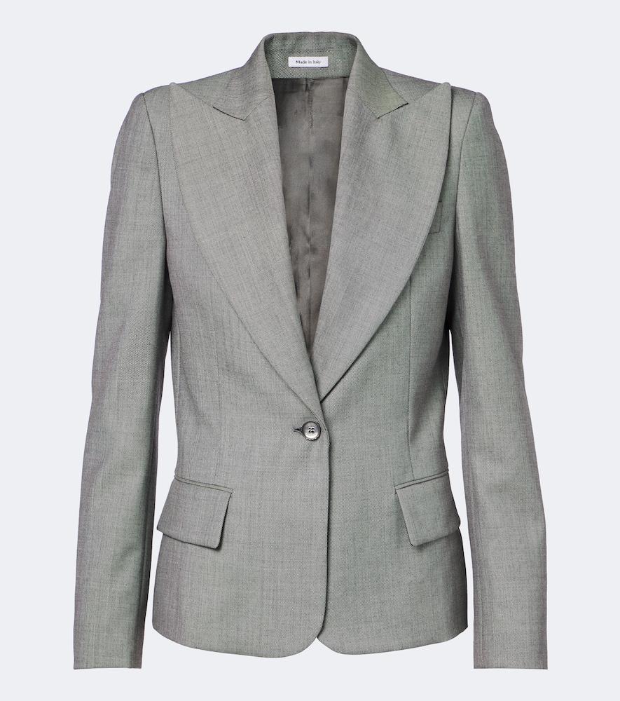 mcqueen wool blazer
