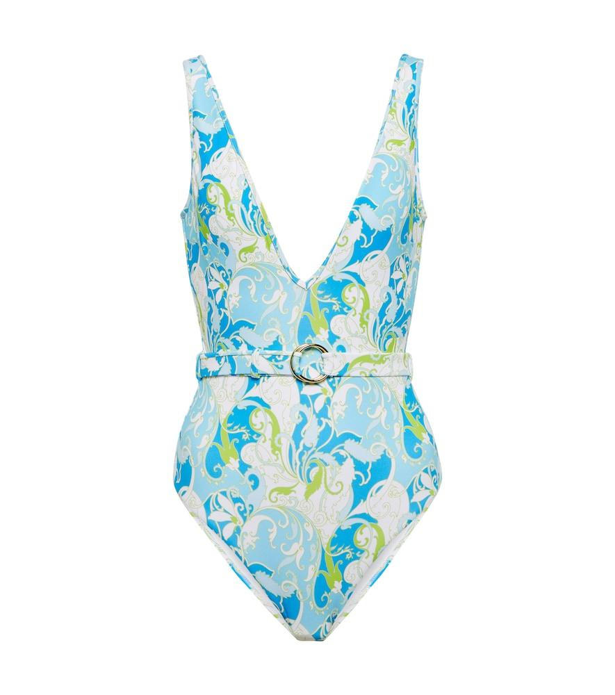 melissa odabash belize printed swimsuit