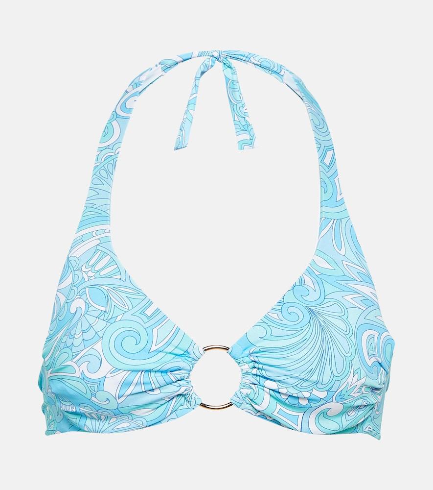 melissa odabash brussels printed bikini top