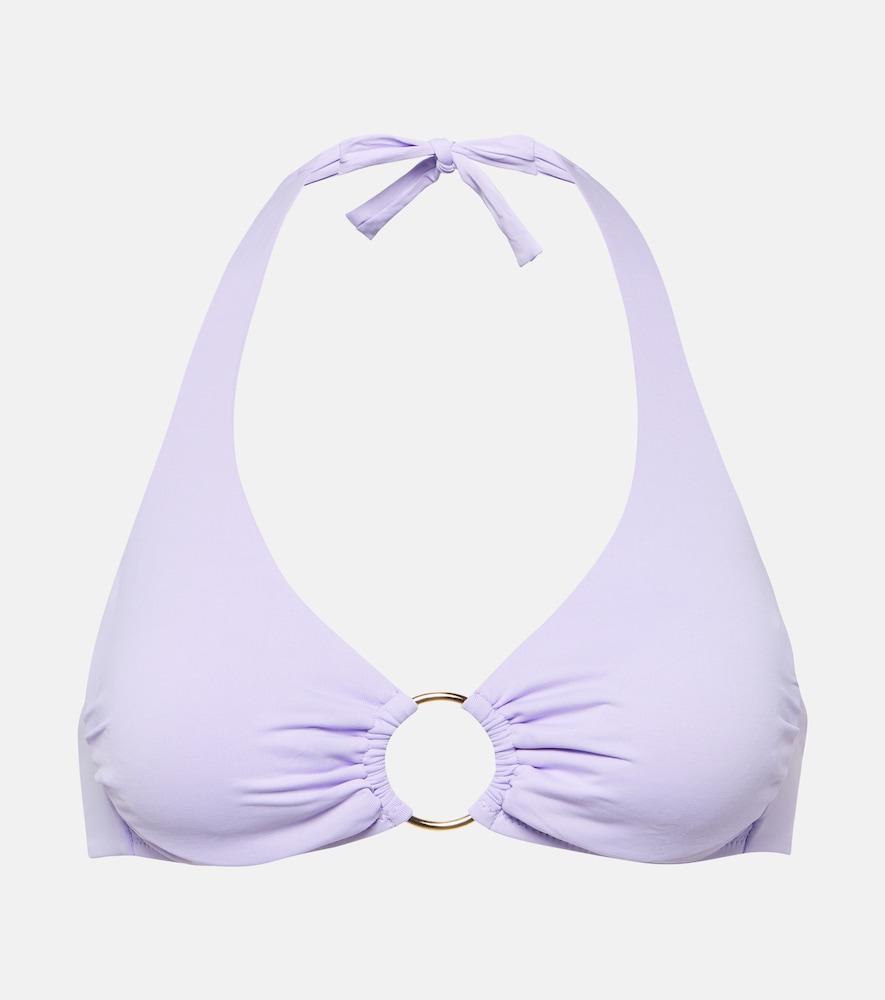 melissa odabash brussels ring-detail bikini top