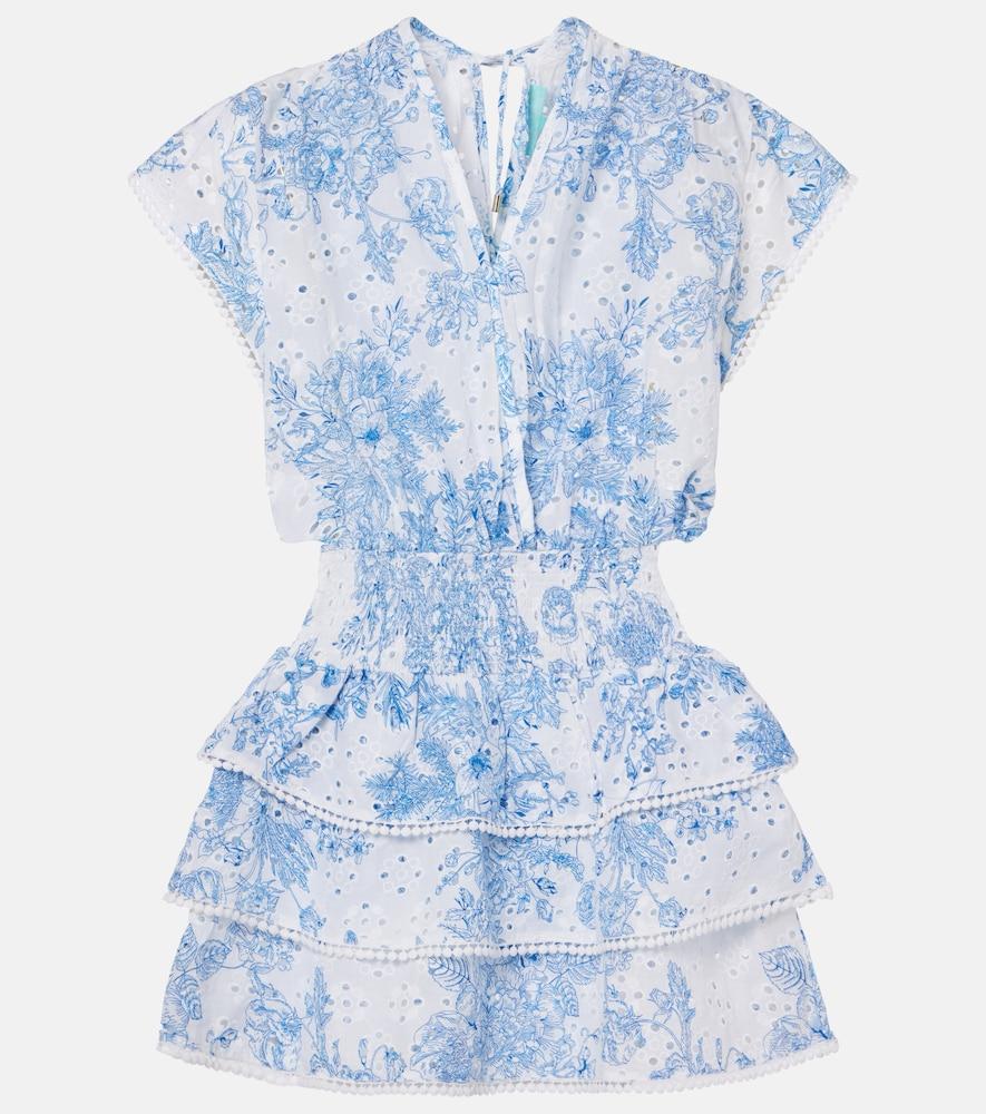 melissa odabash jess broderie anglaise cotton minidress