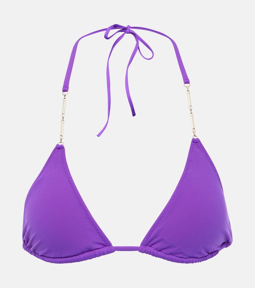 melissa odabash mykonos triangle bikini top
