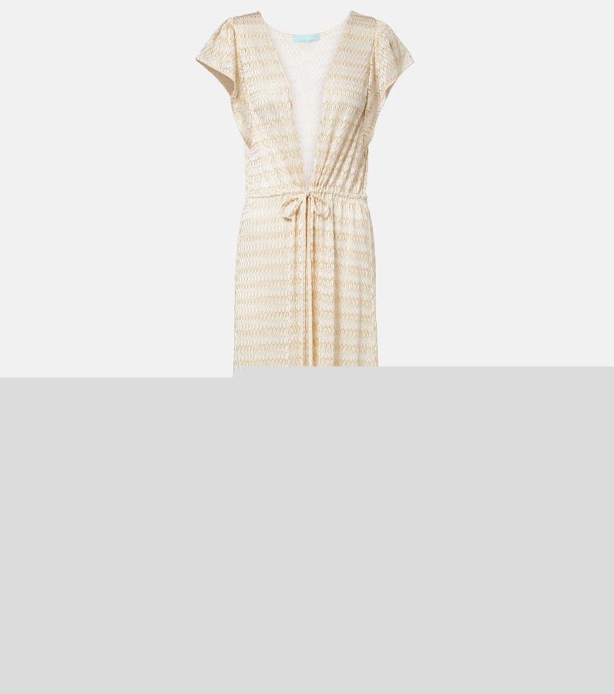 melissa odabash stevie lamé kaftan