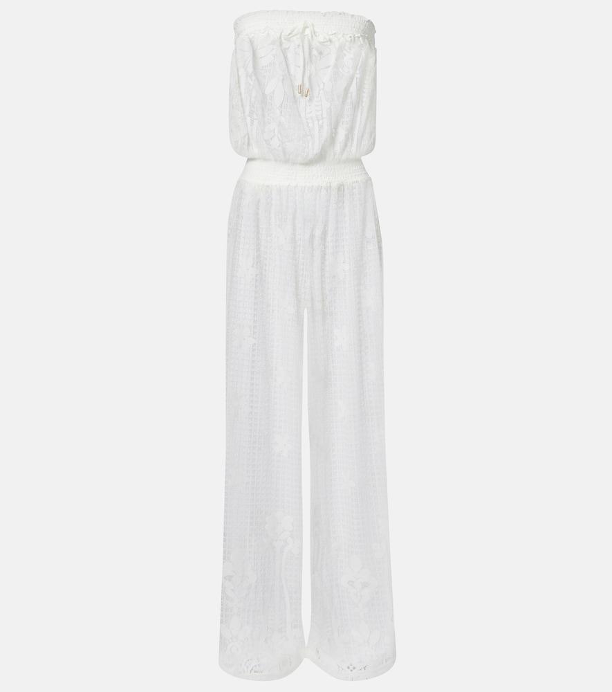 melissa odabash viv cotton-blend jumpsuit