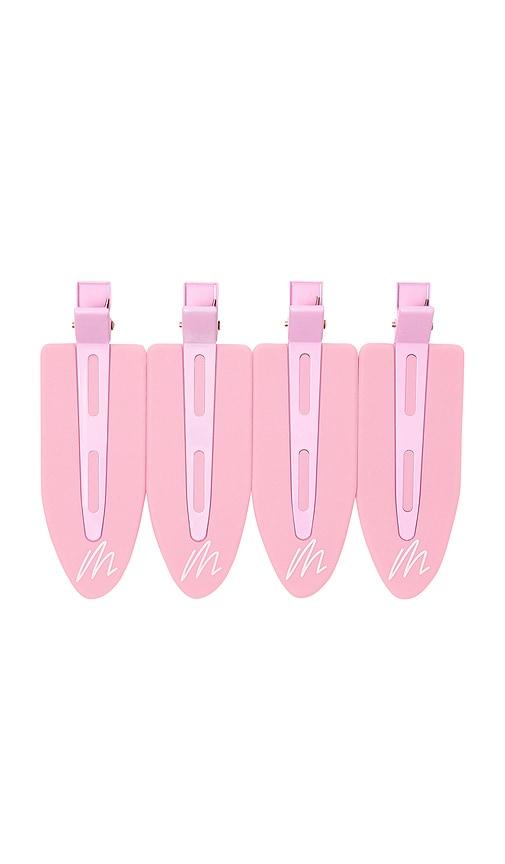 mermade hair jumbo no-crease clips in pink.