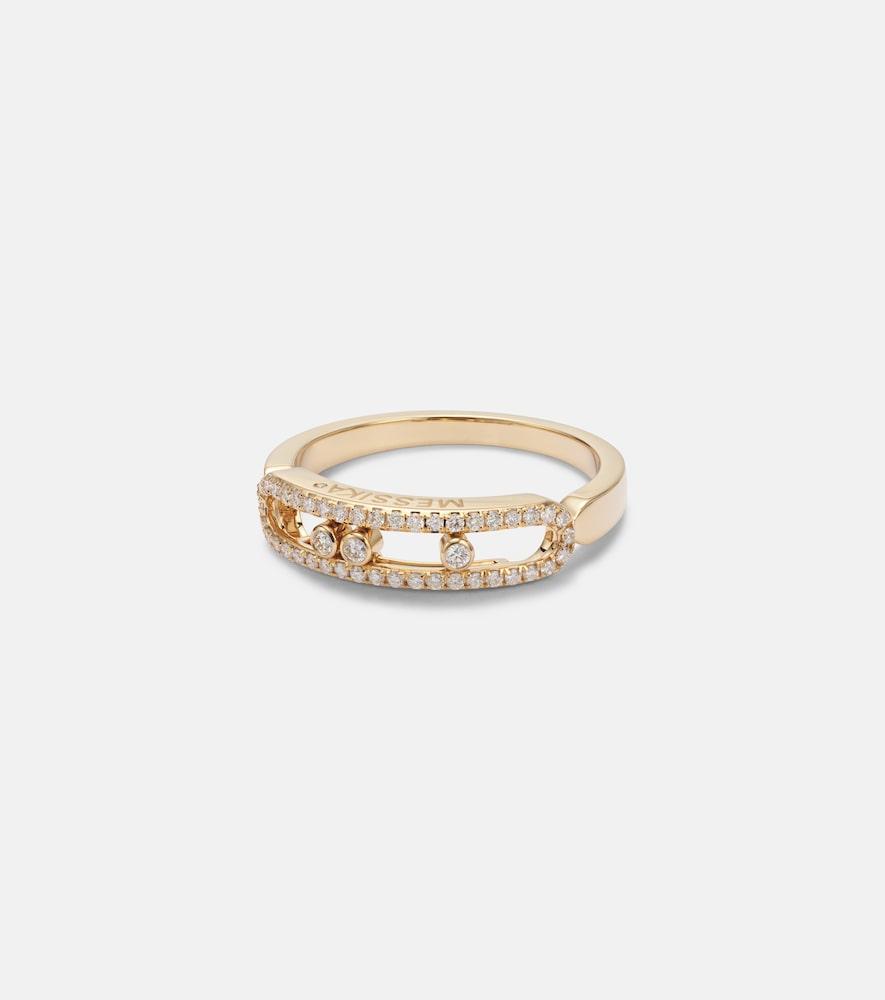 messika baby move 18kt gold ring with diamonds