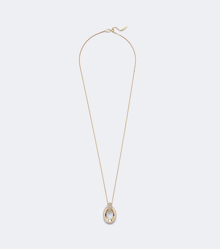 messika groove 18kt gold pendant necklace with diamonds
