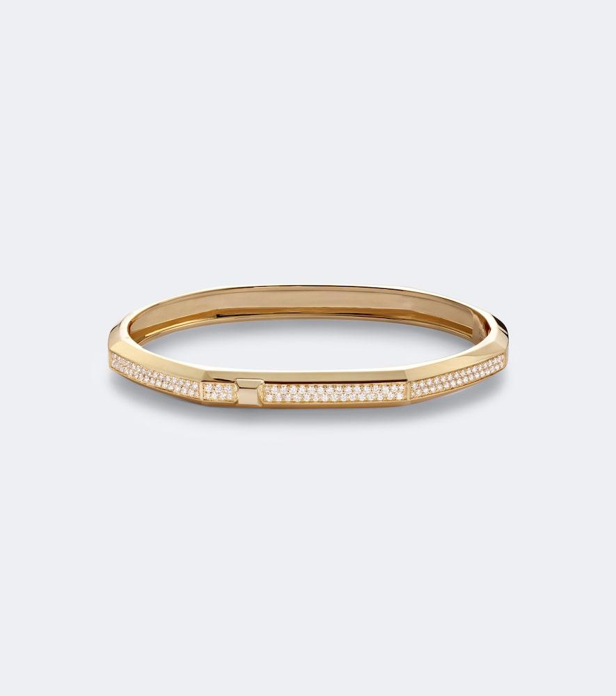 messika moderniste 18kt gold bracelet with diamonds