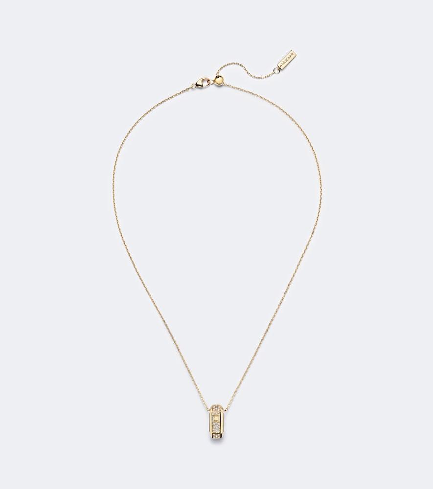 messika moderniste 18kt gold pendant necklace with diamonds
