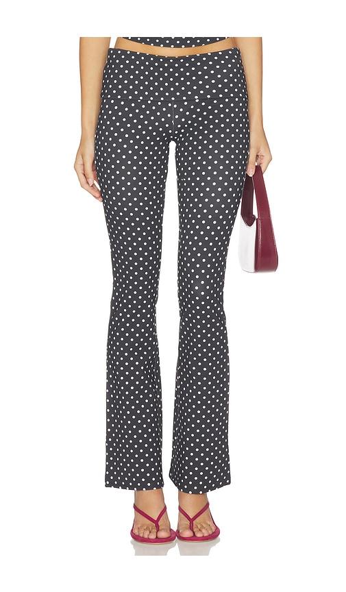 miaou alba pant in black. - size l (also in xxs, xs, s, m)