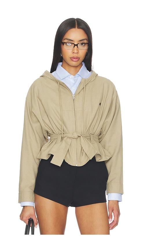 miaou alexia jacket in neutral. - size l (also in xs, m, xl, xxs)