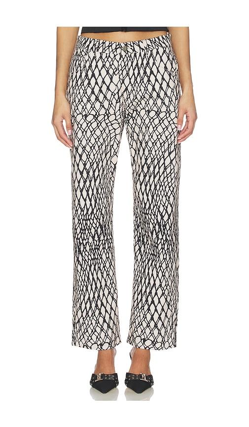 miaou boyfriend pant in black. - size l (also in s, m)