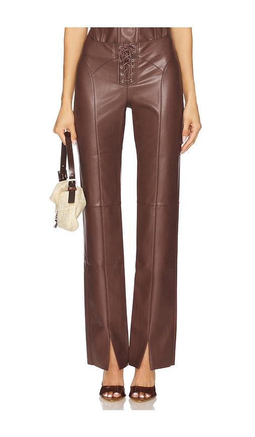 miaou element pant in brown. - size m (also in xxs, xs, s, xl)