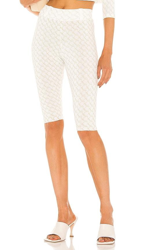 miaou harley capri in white. - size s (also in xs)
