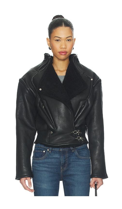 miaou isiola jacket in black. - size m (also in s, xs)