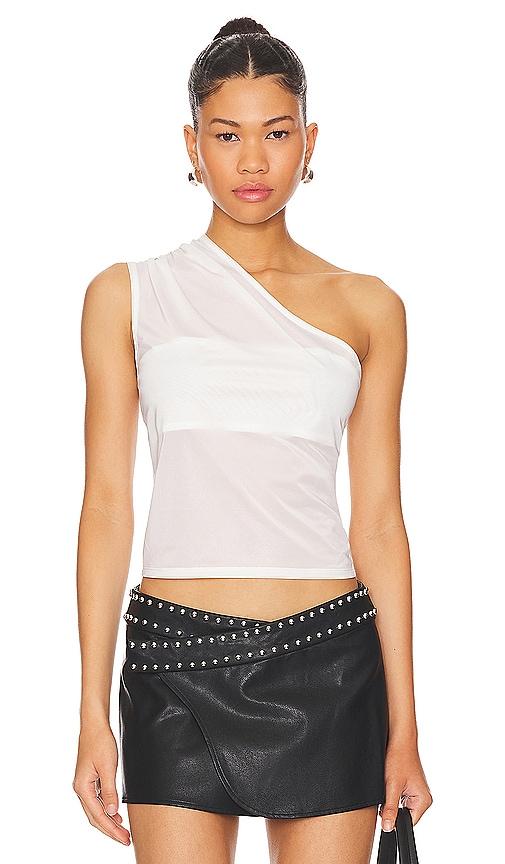 miaou jade tank in white. - size l (also in xl)