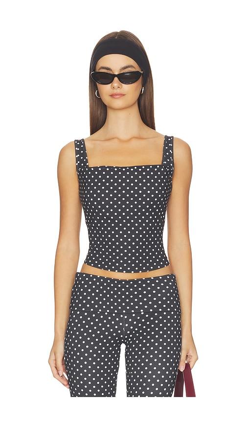 miaou luna top in black. - size l (also in m, s, xl, xs, xxs)