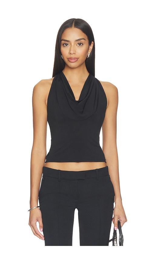 miaou renee top in black. - size l (also in xs, s, m)