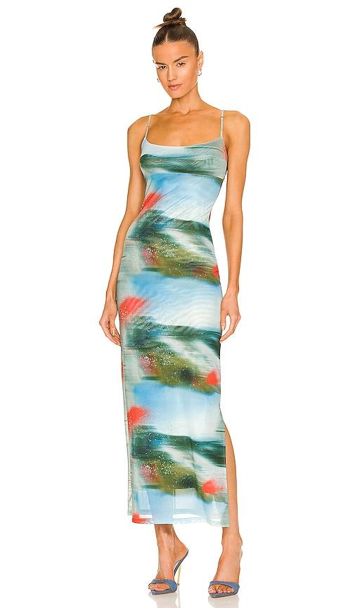 miaou thais dress in abstract. - size s (also in xs)