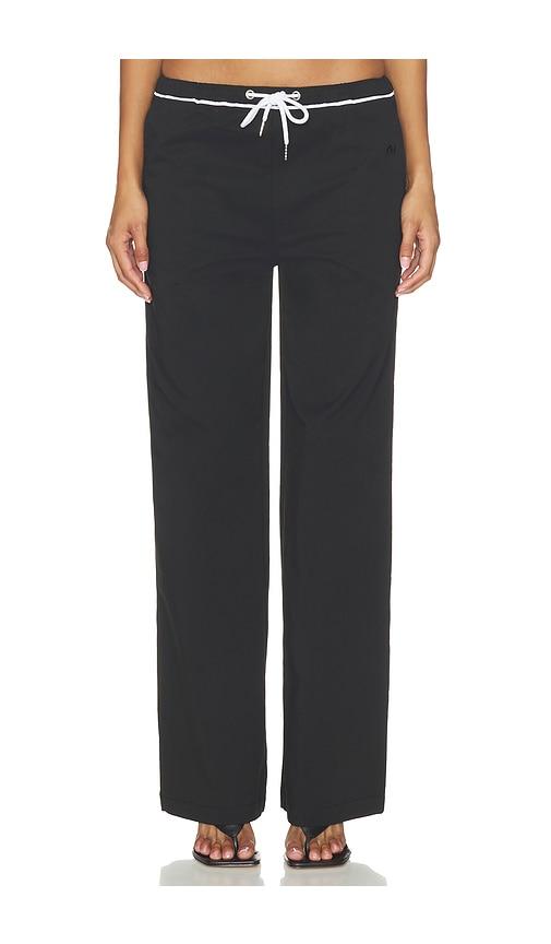 miaou zane pant in black. - size s (also in xs, xxs)