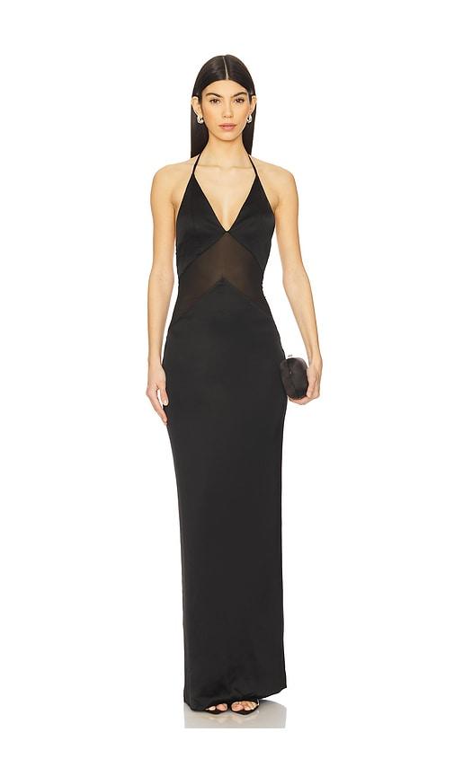 michael costello x revolve adelajda gown in black. - size l (also in m, s, xl)
