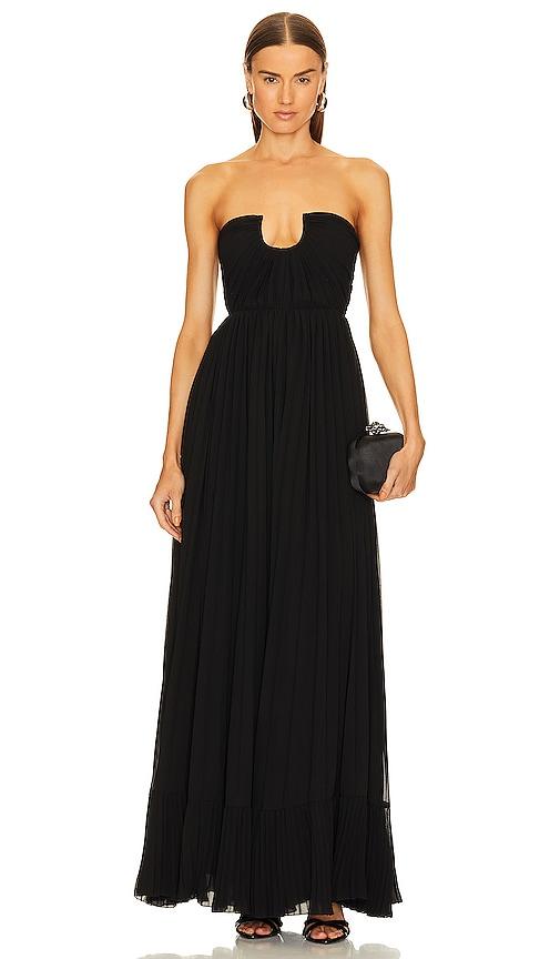 michael costello x revolve azura maxi dress in black. - size s (also in xs, xxs)