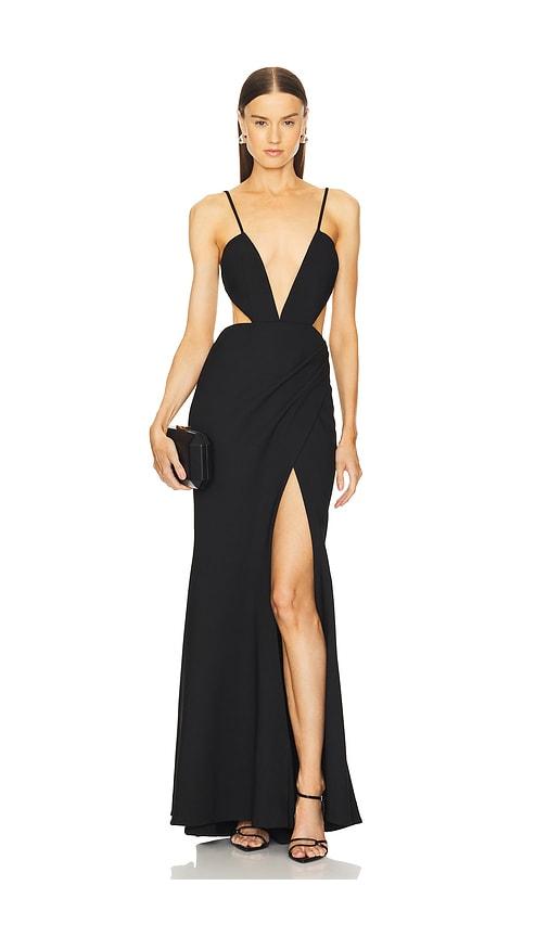 michael costello x revolve caisyn gown in black. - size l (also in m, s, xl, xs)