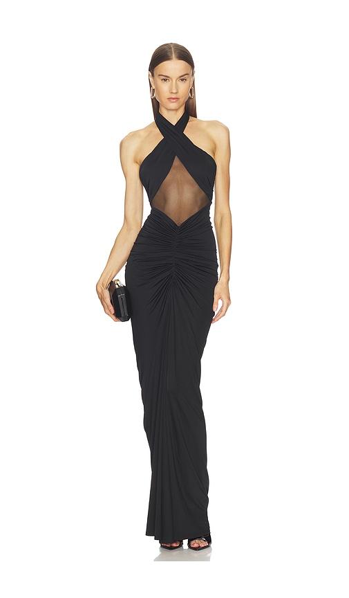 michael costello x revolve caminia gown in black. - size l (also in s, xl)