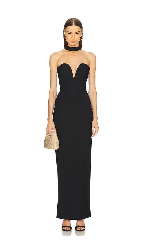 michael costello x revolve daija gown in black. - size xs (also in xxs)